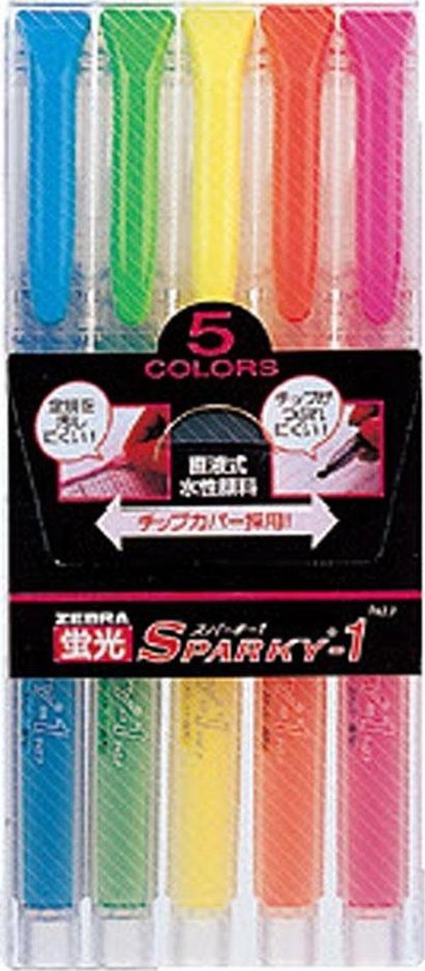 Zebra Sparky-1 Fosforlu Kalem 5Li Wkp1-5C - Image 1