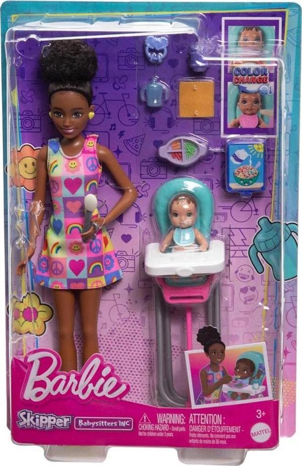 Barbie Bebek Bakıcısı Bebeği ve Aksesuarları Oyun Setleri FHY97-HTK34 - Image 1