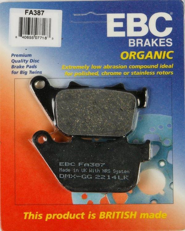 Ebc Fren Balatası Organik Fa387 Harley Davıdson Sportster - Image 1