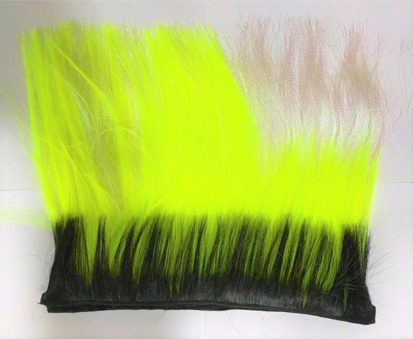 Motospartan Motosiklet Kask Süsü 1 Mohikan Saç Neon Sarı - Image 1