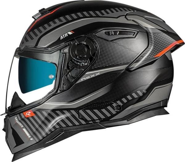 Nexx Sx.100r Skıdder Kapalı Kask Mat Siyah-gri X-SMALL - Image 1