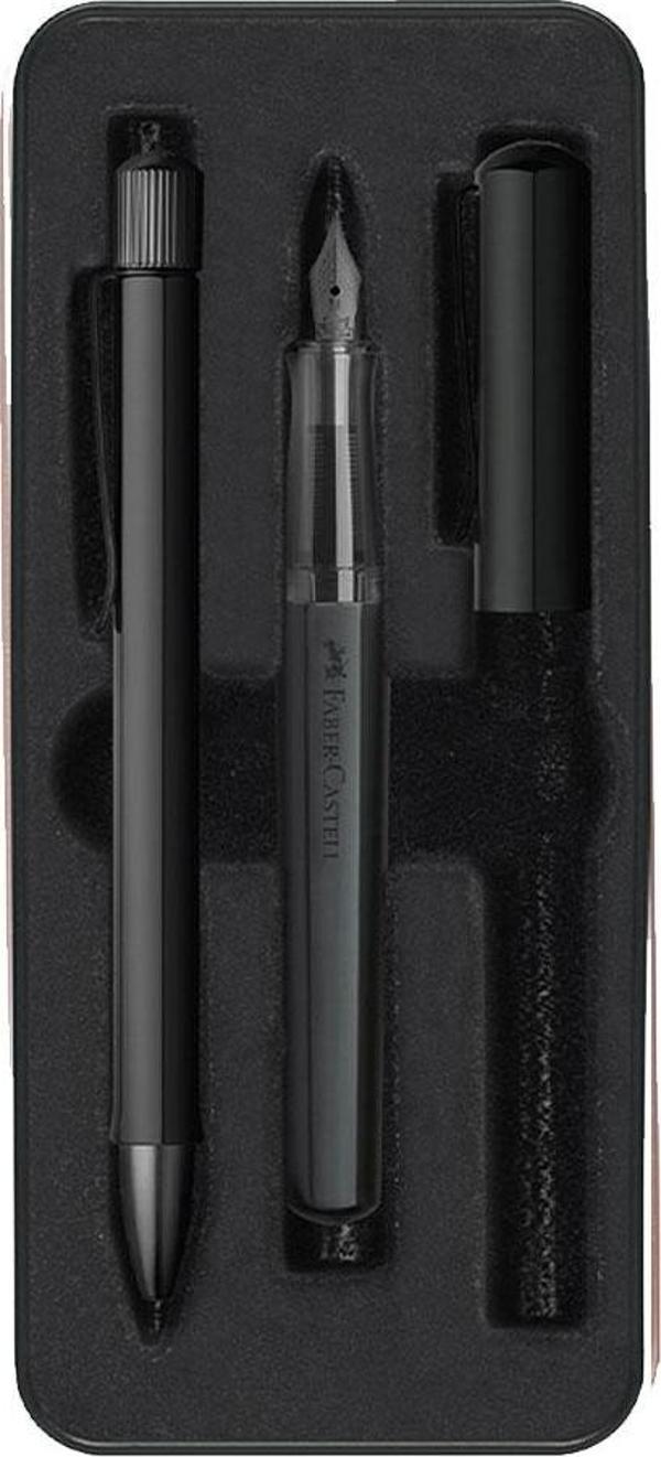 Faber-Castell Hexo Dolma-Tükenmez Kalem Mat Siyah 5191140579000 - Image 1