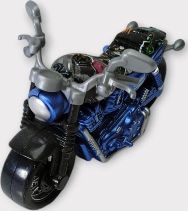 Çek Bırak Custom Motorsiklet 9 Cm - Mavi - Image 1