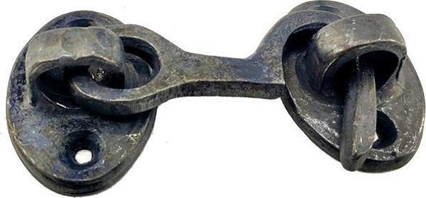 Antika Tarz Dekoratif Pirinç Maymuncuk Çengeli - 5cm, Oksit - Image 1