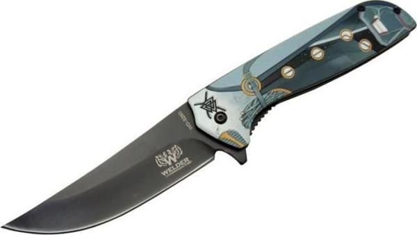 Hançer Çakı 22 cm Yarı Otomatik , Kemerlikli - Image 1