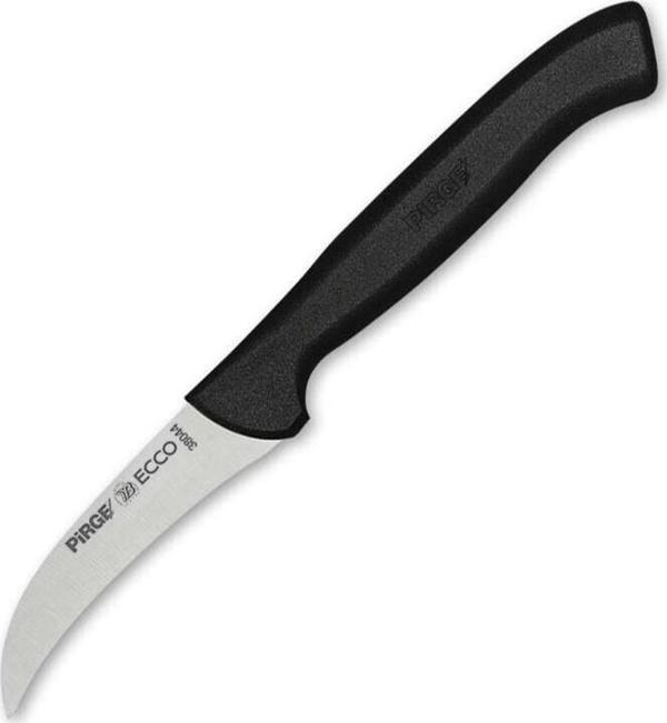 Pirge 38044 Ecco Kıvrık Eğri Sebze Dekor Bıçağı 7,5 cm - Siyah - Image 1