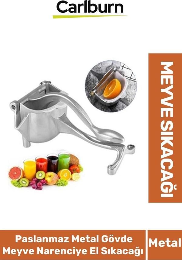 Özel Üretim Dayanıklı Paslanmaz Sağlam Metal Gövde Meyve Narenciye El Sıkacağı - Image 1