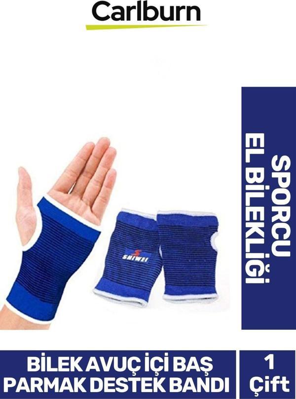 Özel Üretim Elastik Bilek Avuç İçi Baş Parmak Destek Bandı Sporcu El Bilekliği - Image 1