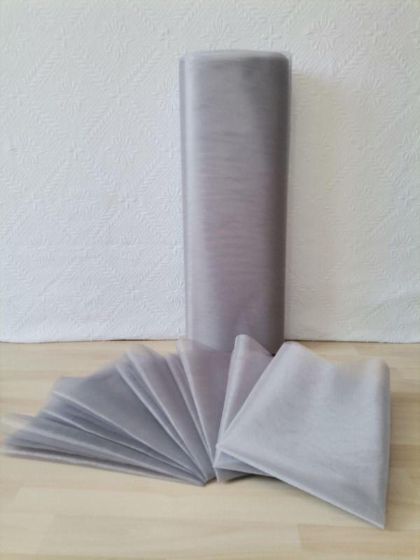 İ&D Baby 10 Adet 100X300 Kristal Tül Düğün Bohça Süsü Nikah Bohça Süsü Nişan Bohça Süsleme Tülü - Image 1