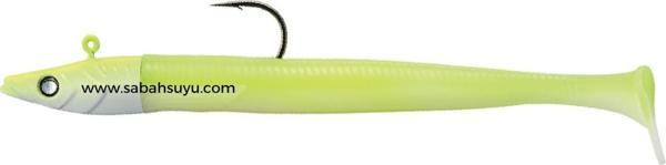 Major Craft Ceana Eely Shad CES-130 13cm 22.3gr Silikon Balık #008 Chartback White - Image 1