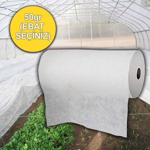 12,8x10 METRE 50gr AGRİL ISI DON ÖRTÜSÜ, ZİRAİ DON KIRAĞI ÖRTÜ KARPUZ ÇİLEK ÖRTÜSÜ, SERA TOPRAK ÖRTÜSÜ ELYAF - Image 1