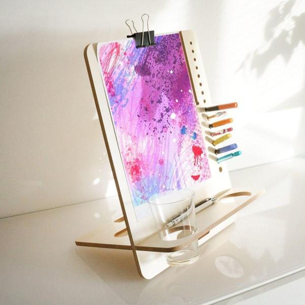 Tufetto Ahşap Çizim Tahtası, Şövale - Image 1