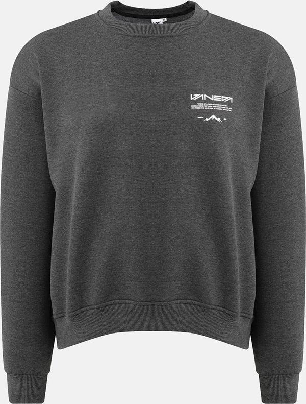 Bisiklet Yaka Oversized Fit Next Unisex Sweatshirt Antrasit - Image 1