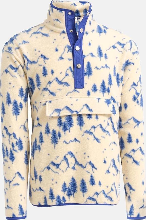 Regular Fit Next Unisex Polar Desenli Mavi - Image 1