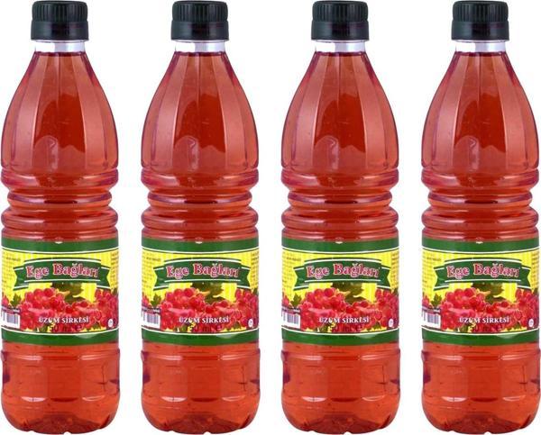 Ege Bağları Üzüm Sirkesi 750 ml x 4 Adet - Image 1