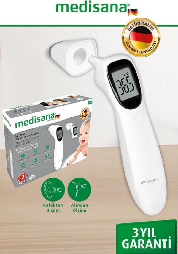 Medisana Alman Tasarım Alından ve Kulaktan Temassız Ateş Ölçer 48613 - Image 1
