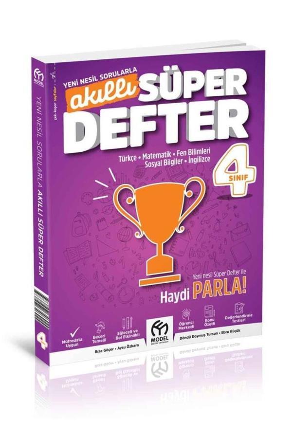 4. Sınıf Tüm Dersler Süper Akıllı Defter - Model Eğitim Yayınları - Image 1