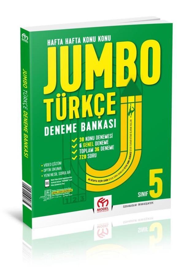 5.Sınıf Jumbo Türkçe Deneme - Model Eğitim Yayınları - Image 1