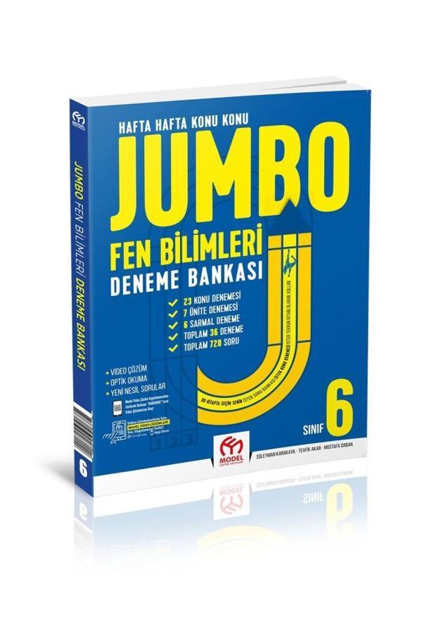 6.Sınıf Jumbo Fen Bilimleri Deneme - Model Eğitim Yayınları - Image 1