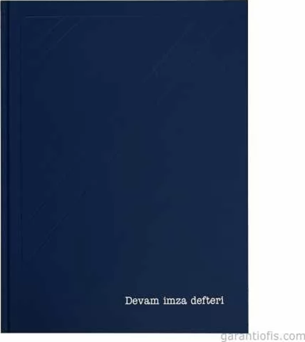 Dilman Ciltli İmza Devam Defteri (96 Yaprak) - Image 1