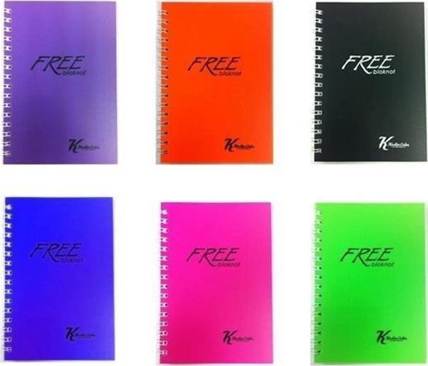 Keskin Free Office Spiralli Bloknot A6 Çizgili 80 Yaprak (145201) - Image 1
