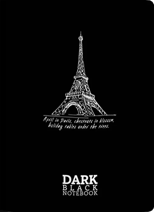 Gıpta Dark Karton Kapak Siyah Defter A6 Düz 36 Yaprak (2675) - Image 1