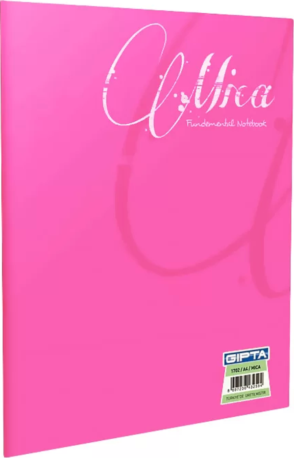 Gıpta Mica Plastik Kapak Defter A4 Çizgili 80 Yaprak (1707) - Image 1