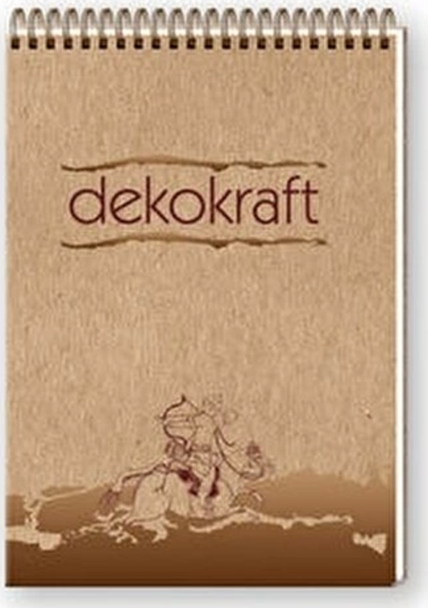 Keskin Dekokraft Spiralli Bloknot A4 Düz 100 Yaprak (144000) - Image 1