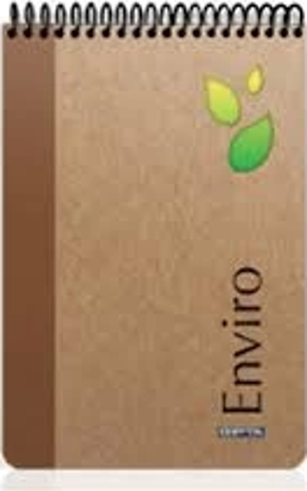 Gıpta Enviro Spiralli Sert Kapak Bloknot 17X24 Kareli 100 Yaprak Kraft (2348) - Image 1