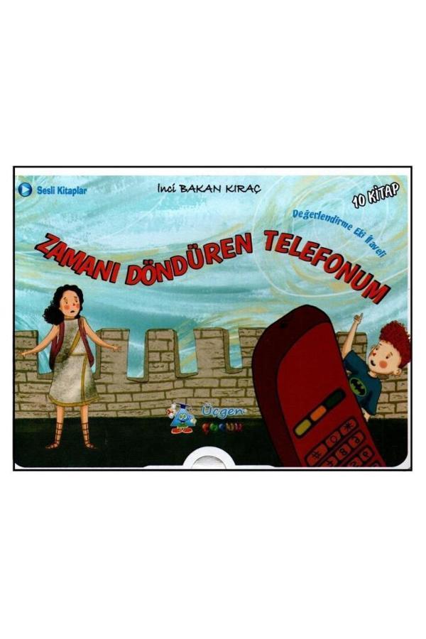 4. Sınıf Hikaye Kitabı Seti Zamanı Döndüren Telefonum 10 Kitap Kutulu Üçgen Çocuk - Üçgen Yayıncılık - Image 1