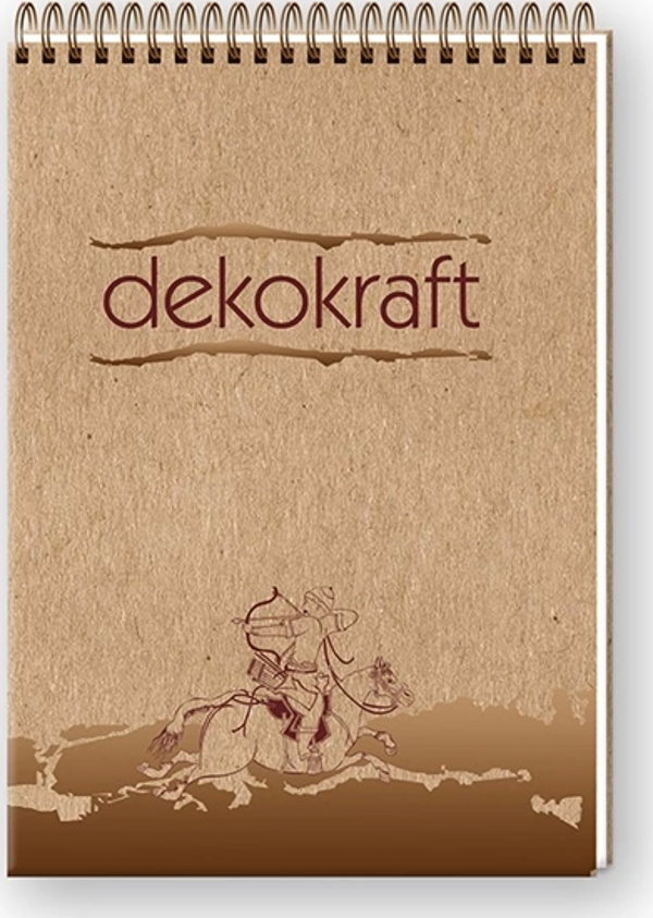 Keskin Dekokraft Spiralli Bloknot A5 Düz 100 Yaprak (144100) - Image 1