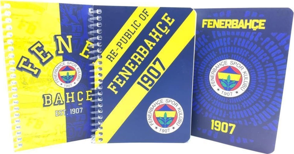 Tmn 461946 Fenerbahçe Spiralli Bloknot A6 Çizgili 80 Yaprak - Image 1