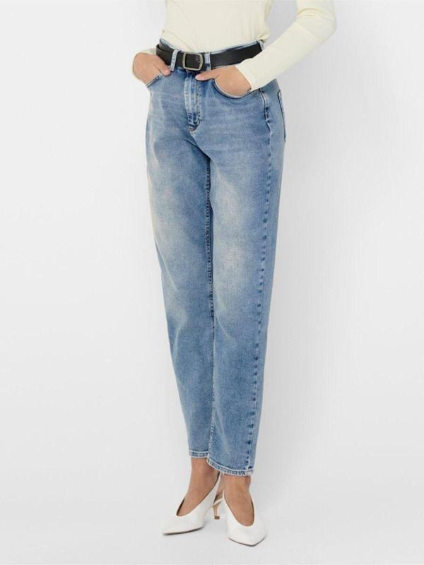 Only Kadın Onlveneda Lıfe Mom Jeans Rea7452 Denim Pantolon 20Y15193864 - Image 1