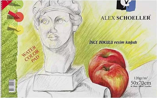 alex schoeller Spiralli Resim Defteri 50X70 Cm 20 Yaprak - Image 1