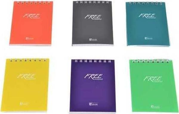 Keskin Free Platinum A4 Spralli Bloknot 80Yp. Çizgili 141161 - Image 1