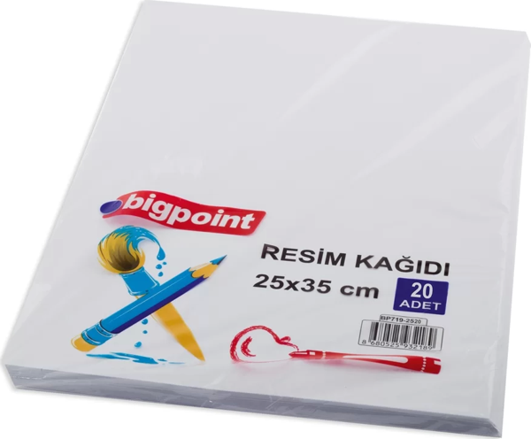 Bigpoint Resim Kağıdı 25X35Cm 20'Li Paket - Image 1