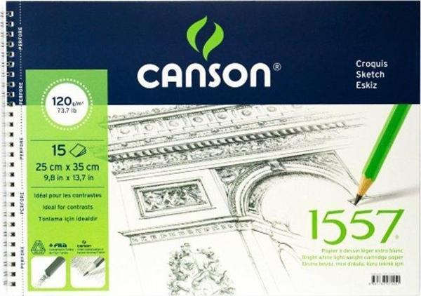 Canson 1557 Resim Defteri 25X35 15 Yaprak 180Gr - Image 1