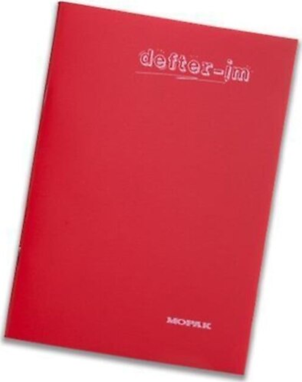 Mopak İm Seri Dikişli Plastik Kapak Defter A5 Kareli 80 Yaprak - Image 1