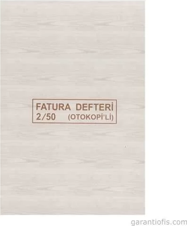 Dilman Otokopili Fatura (2/50 - 2 Nüsha) - Image 1