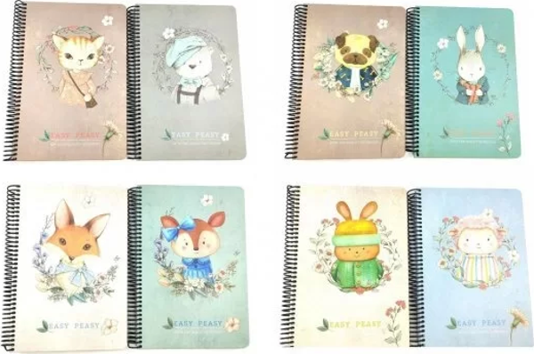 Gıpta Easy Notes Spiralli Sert Kapak Defter 17X24 Çizgili 120 Yaprak (4743) - Image 1