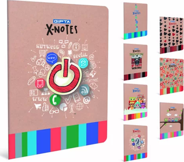 Gıpta My Notes Plastik Kapak Defter A5 Kareli 60 Yaprak (2889) - Image 1