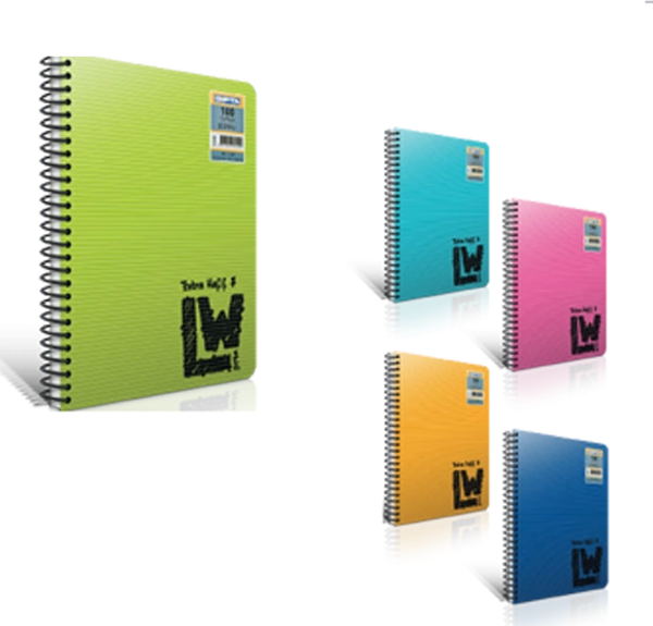 Gıpta Lw Extra Hafif Spiralli Defter A4 Çizgili 80 Yaprak (1950) - Image 1