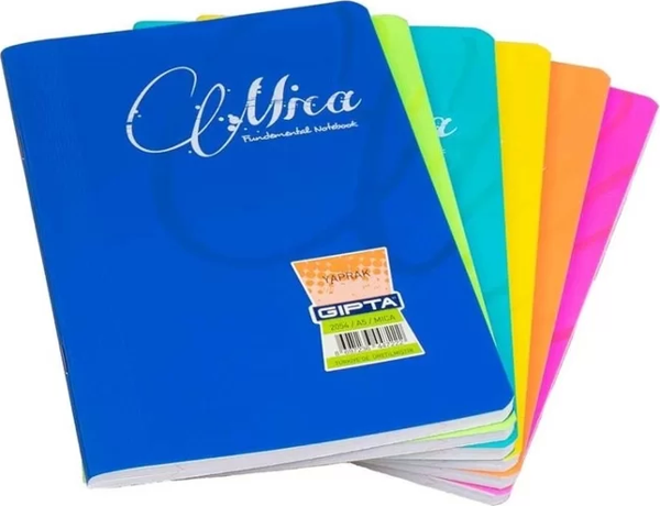 Gıpta Mica Plastik Kapak Defter A4 Düz 80 Yaprak (2972) - Image 1