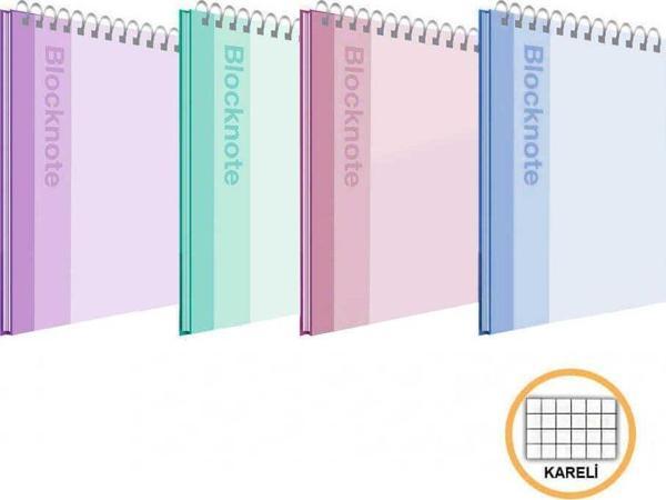 Faber-Castell Bloknot Pastel Renk A4 80 Yaprak Kareli - Image 1