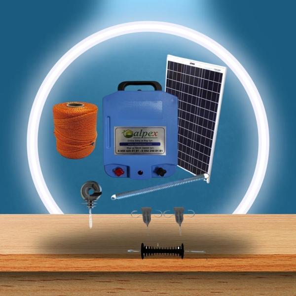 Alpex Elektrikli Çit Cihazı 25000 Volt Aç Kapa Model Tam Set - Image 1