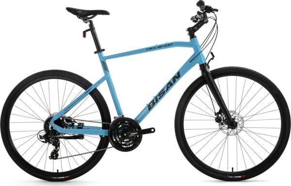 Bisan TRX 8400 Altus 27 Vites HD Fren 28 Jant Trekking Şehir Bisikleti Bebek Mavisi 50 Kadro - Image 1