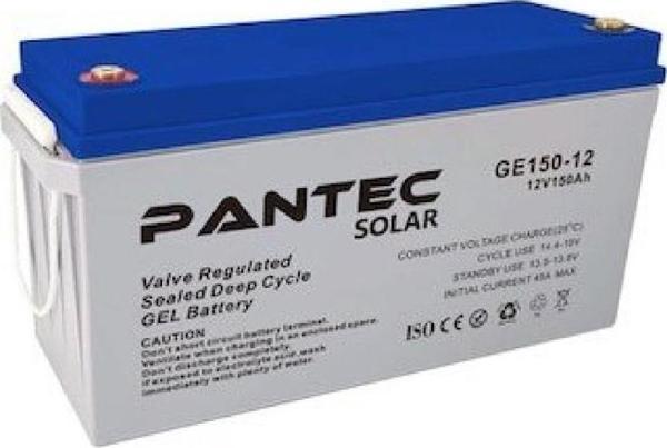 Pantec 150 Amper Solar Jel Akü Derin Döngü - Image 1