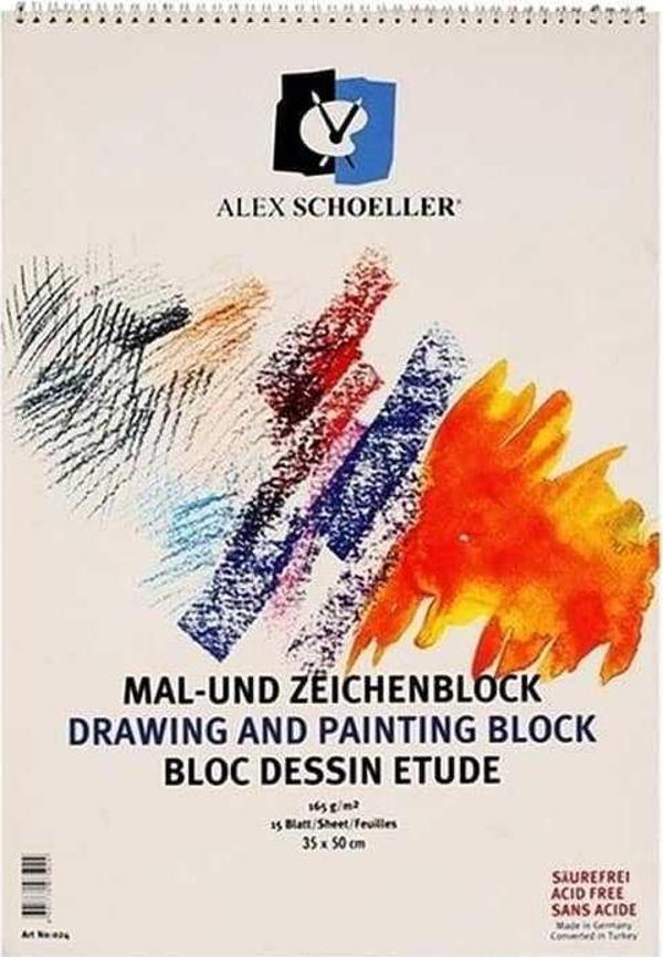 alex schoeller Spiralli Resim Defteri 35X50 Cm - Image 1