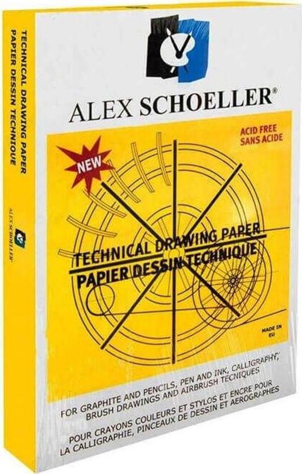 alex schoeller Teknik Resim Kağıtları 50X70 Cm 200 Gr 25'Li - Image 1