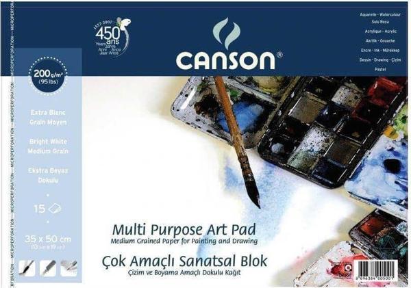 Canson Resim Defteri 35X50 Cm 15 Yaprak - Image 1
